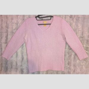 Apostrophe Purple Angora Pullover Sweater Size Small RN15099 Fall Cozy Retro